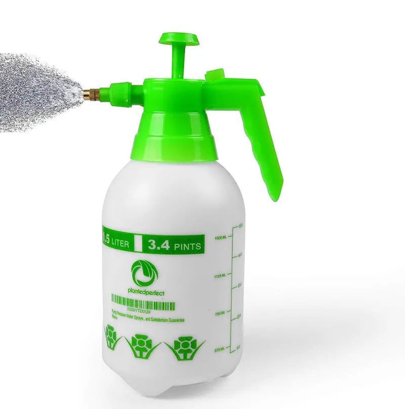1-Liter Handheld Pump Sprayer – Garden & Household Pressure Mister For Pesticides, Neem Oil, Car Wash & Plant Care (Includes E-Book Guide) 1