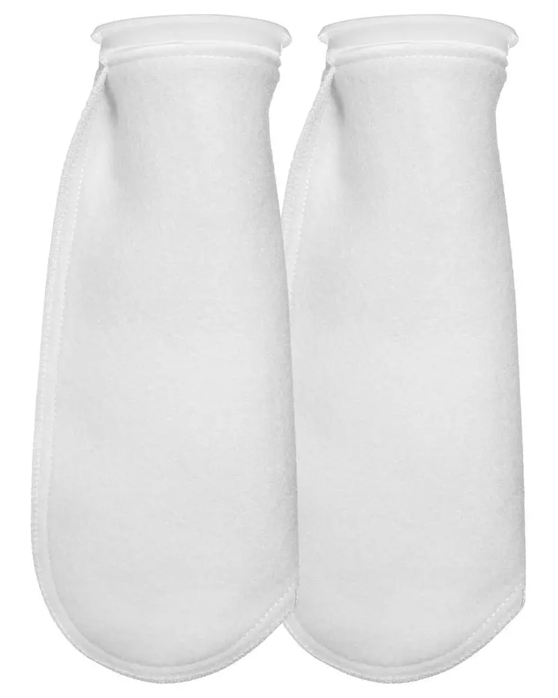 200-Micron Felt Aquarium Filter Socks – 4" X 14" Long, Usa-Made, 2-Pack 1