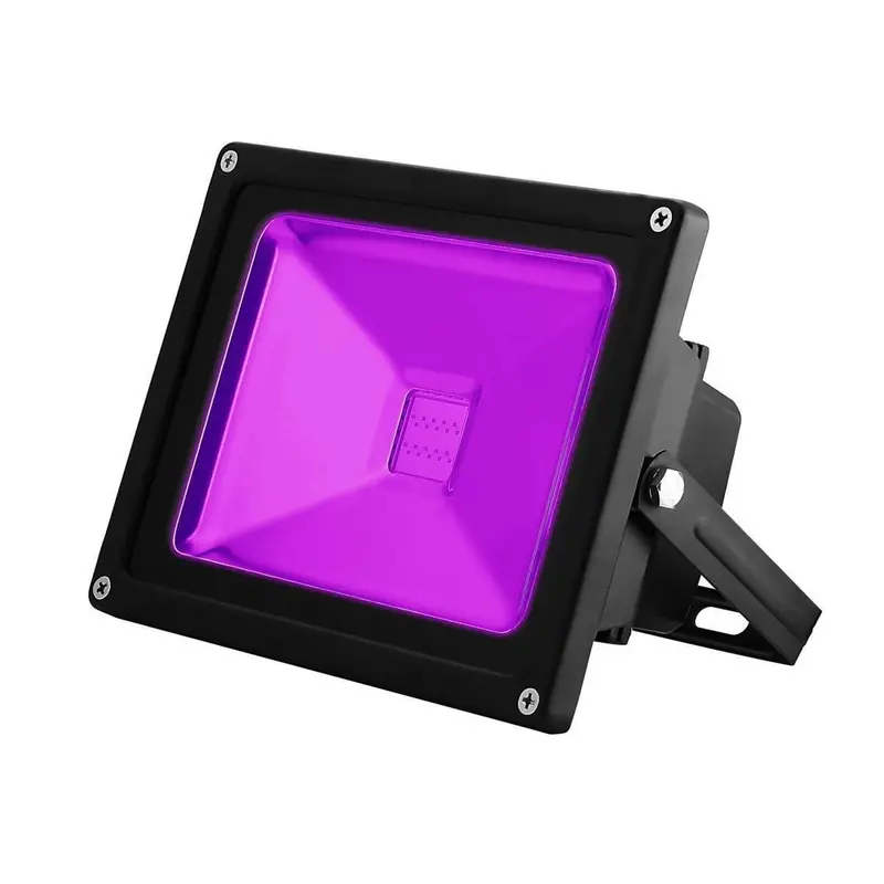 20W Uv Led Blacklight Flood Lamp – Indoor/Outdoor Ultra-Violet Light For Glow Effects, Parties, Stage & Curing 1