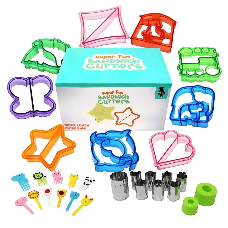 29-Piece Kids’ Sandwich & Fruit Cutter Set – Colorful Bento Tools For Fun, Mess-Free Lunches And Picky Eaters 1