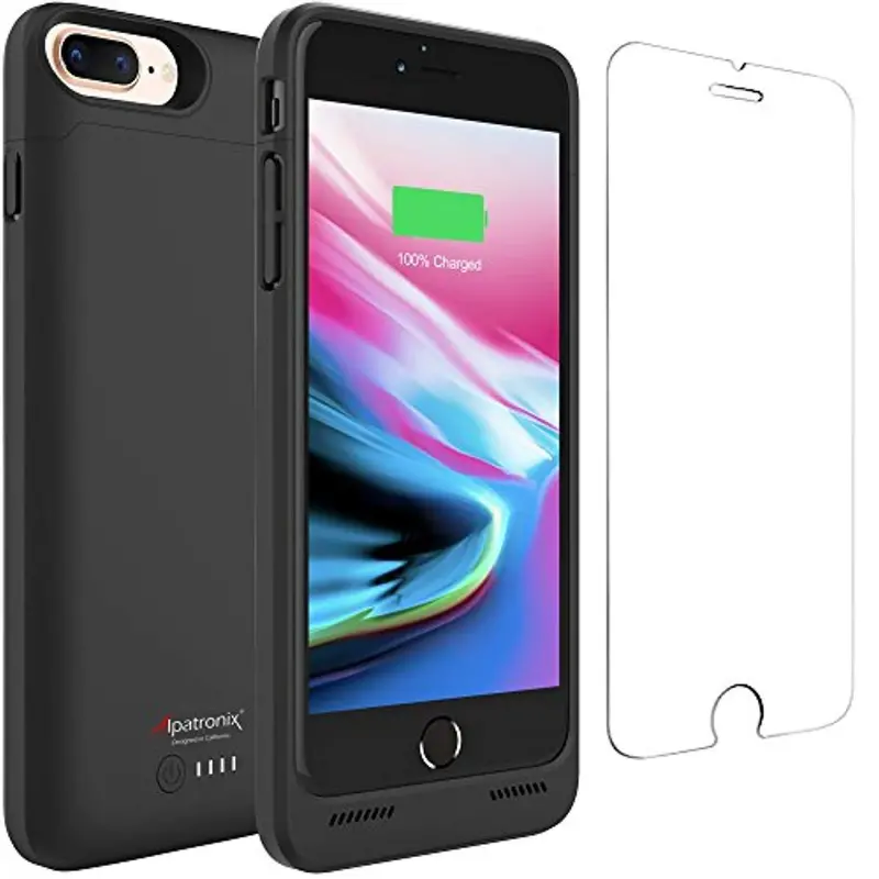 Alpatronix Bx190Plus Battery Case For Iphone 8 Plus / 7 Plus – 5000Mah Qi-Compatible Power Bank With Wireless Charging 1