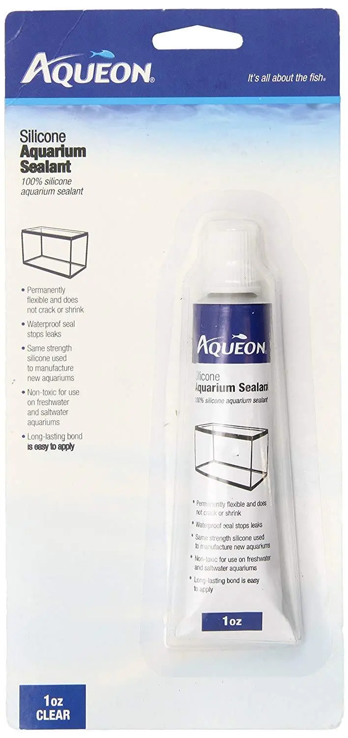 Aqueon 100% Silicone Aquarium Sealant – Non-Toxic, Waterproof Adhesive For Tank Repairs 1