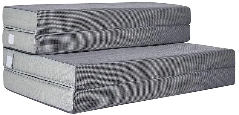 Best Choice Products 4-Inch Folding Queen Mattress Topper – High-Density Foam With Removable, Machine-Washable Cover 1