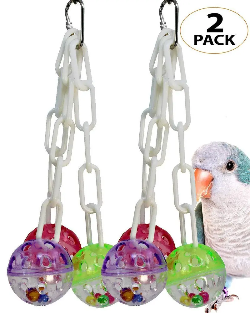 Bonka Ball Clanger Bird Toy – Auditory-Stimulating Tinkle Toy For Foraging & Play 2