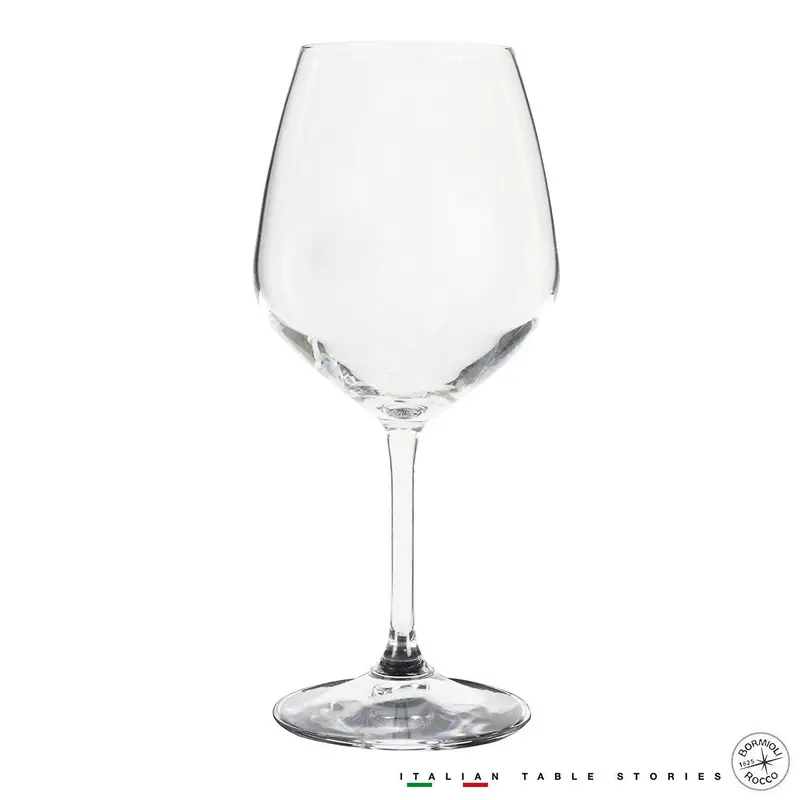 Bormioli Rocco 18 Oz Crystal Wine Glasses (Set Of 4) – Laser-Cut Rim, Lead-Free, Dishwasher-Safe Stemware 1