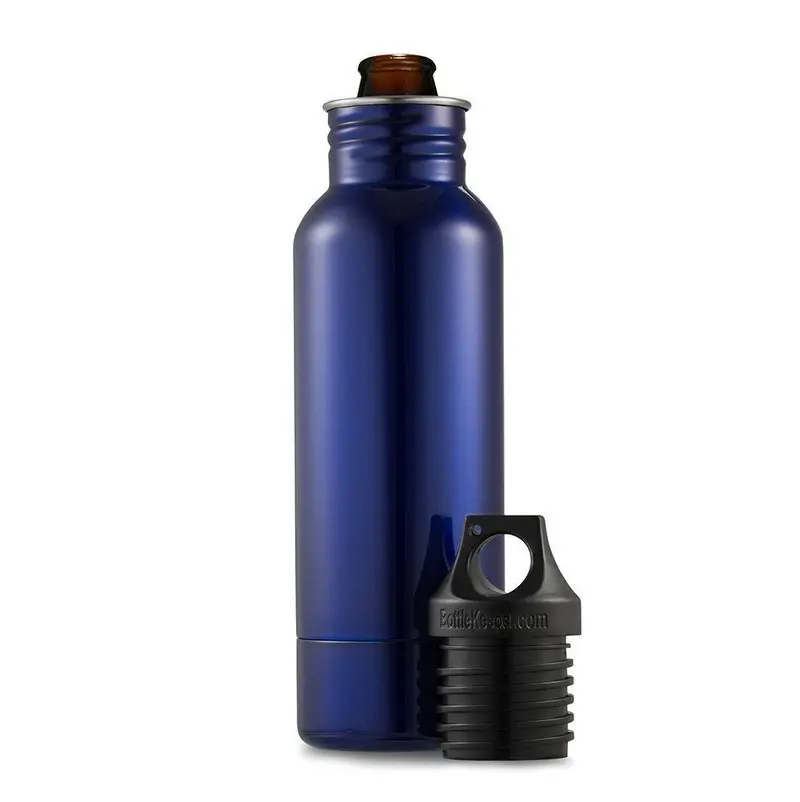 Bottlekeeper Original Stainless Steel Beer Bottle Insulator – Keeps Bottles Cold Longer 1
