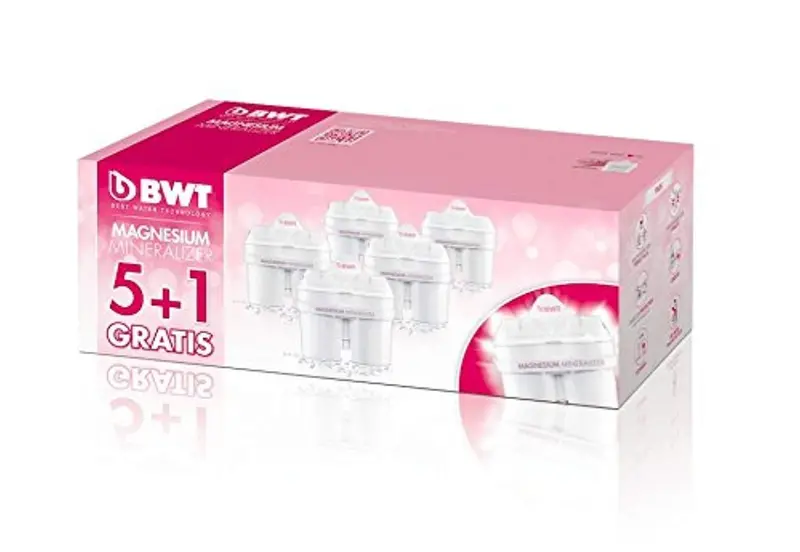 Bwt Premium Magnesium Water Filter Cartridges – Usa-Formulated 60-Day Replacement Set (5 + 1) 1