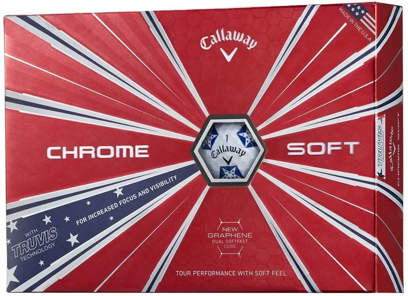 Callaway Chrome Soft Truvis Golf Balls – Dozen Pack 1