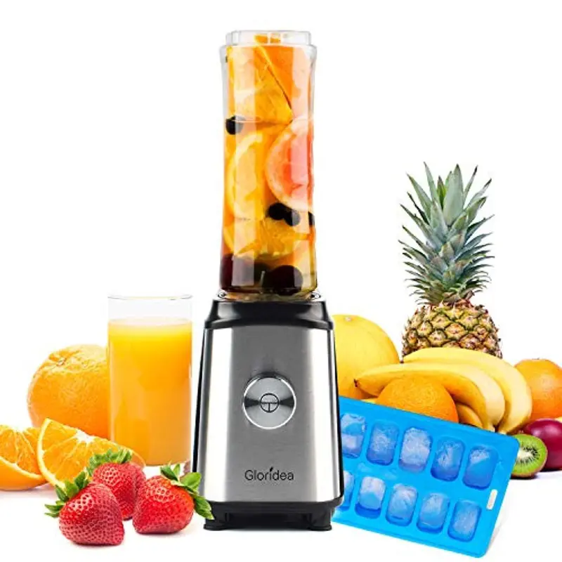 Compact Personal Smoothie Blender – 20Oz Travel-Friendly Drink Mixer With One-Touch Operation & Bonus Accessories 1
