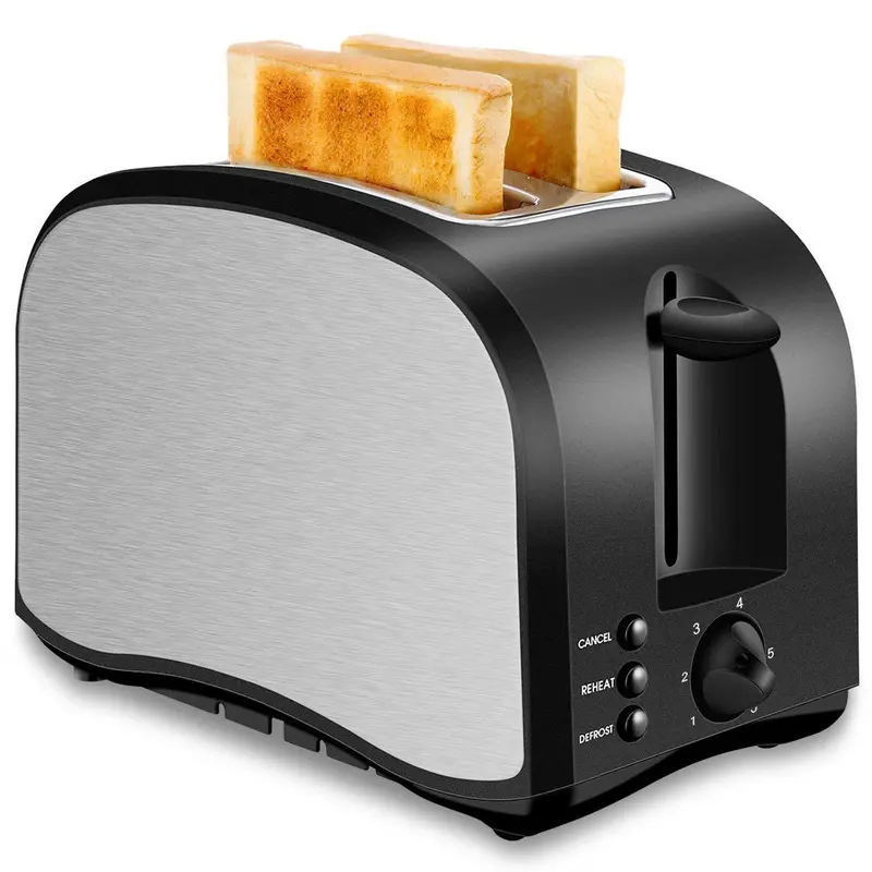 Cusinaid 4-Slice Stainless Steel Toaster – Wide Slot Design With Reheat, Defrost, Cancel & 7-Shade Browning Control 3