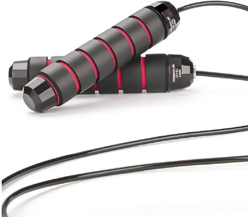 Degol Speed Jump Rope – Tangle-Free Steel Cable With Ball Bearings & Memory Foam Handles For Interval, Endurance & Boxing Training 1
