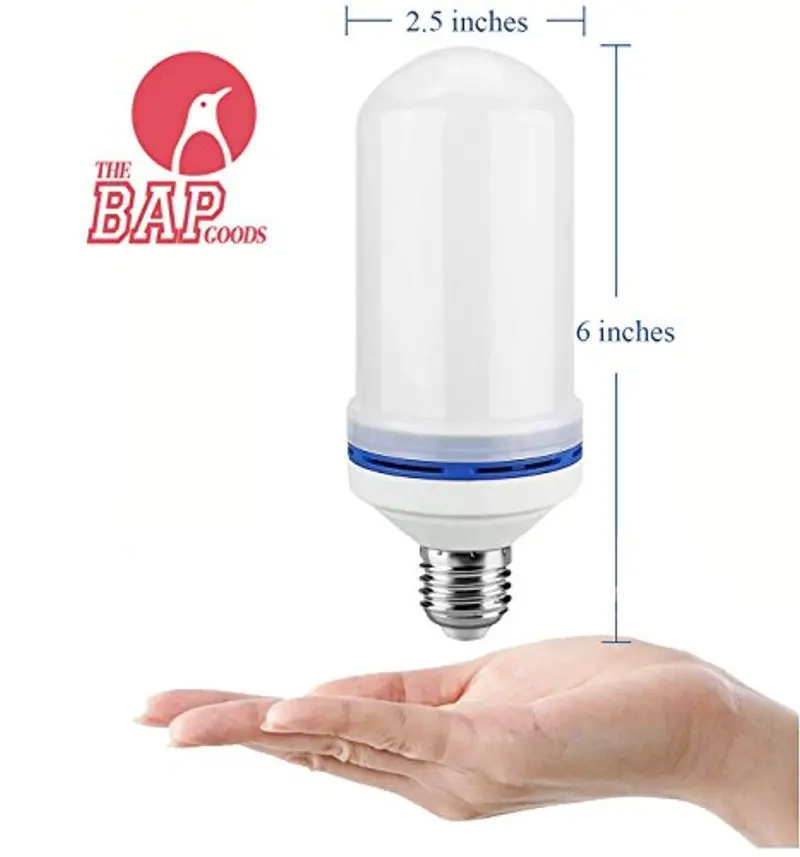 Deluxe E26 Led Flame Effect Bulb – Flickering Vintage-Style Decorative Light For Bars, Festivals & Ambience 2