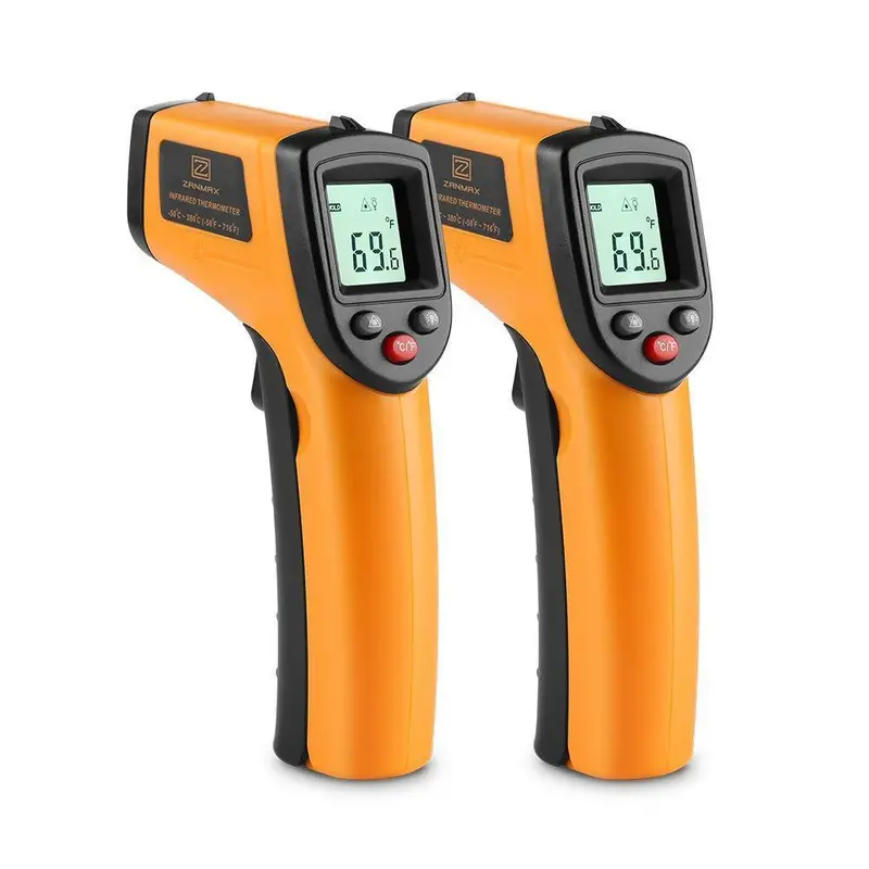 Dual-Pack Non-Contact Infrared Thermometer – Laser Temperature Gun For Hvac, Kitchen, And Outdoor Use (-58°F To 716°F) 1