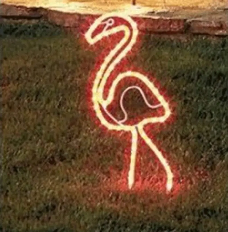 Eez Rv Flamingo Yard Art – 24-Inch Lighted Pink Tropical Outdoor Decor With Warm Glow 1