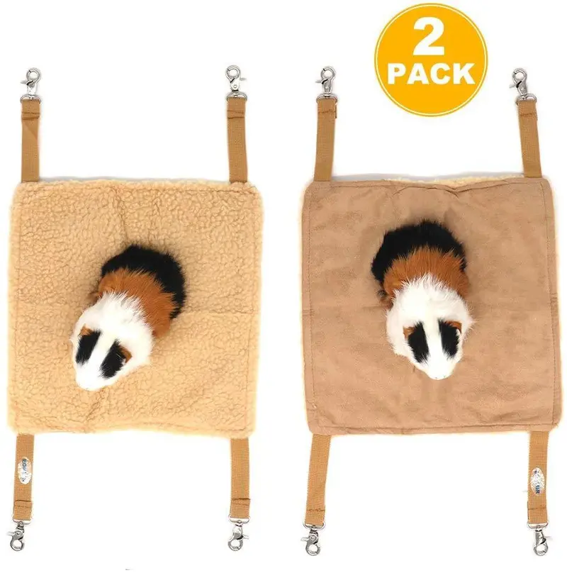 Eonmir Two-Pack Guinea Pig Hammocks – Lightweight Hanging Beds For Rats, Chinchillas, And Other Small Pets 1