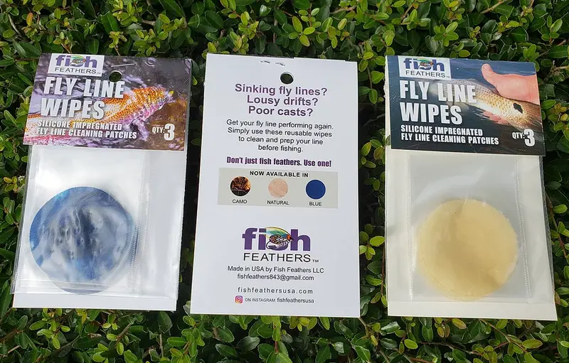 Fish Feathers Fly Line Cleaning Wipes 1