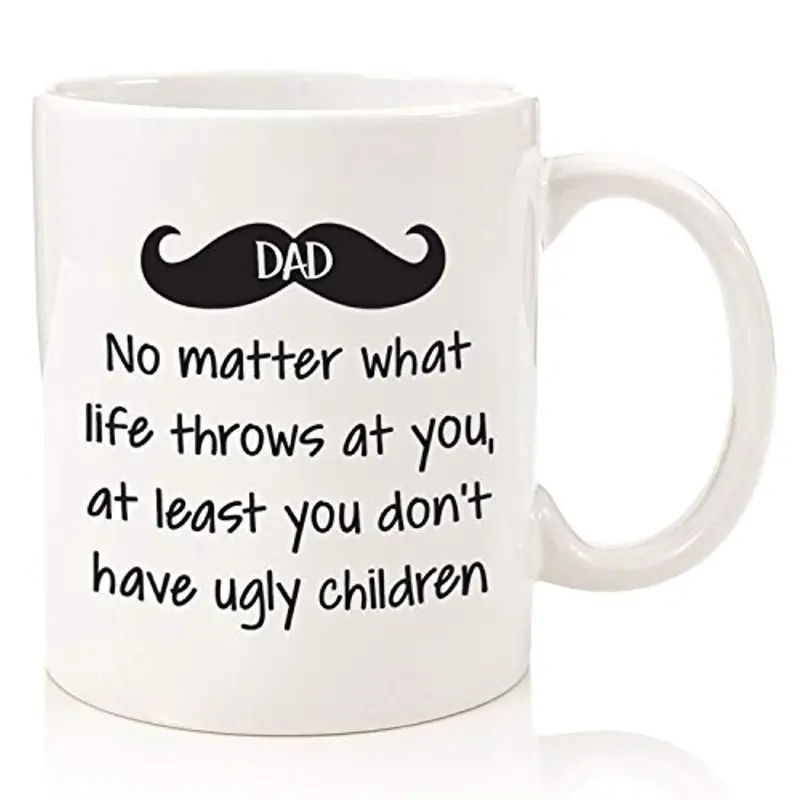 Funny 'Dad No Matter What' Coffee Mug – 11Oz Novelty Gift For Fathers, Valentines Or Birthdays 1