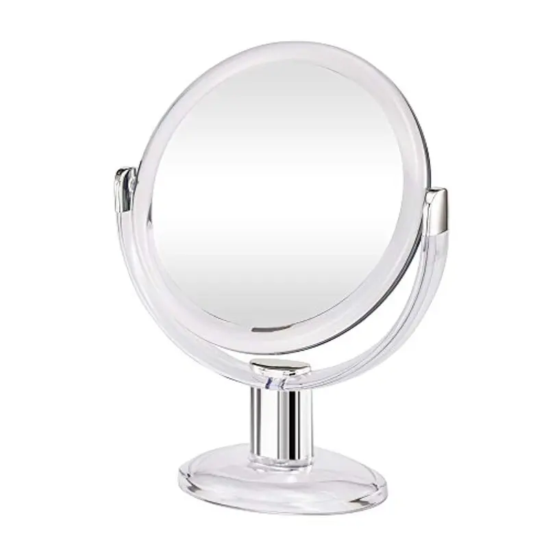 Gotofine Double-Sided Makeup Mirror – Rotating 1X & 10X Magnification Mirror With Crystal-Clear Reflective Surface 1