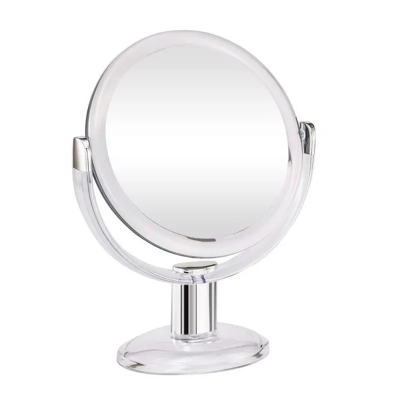 Gotofine Dual-Sided Rotating Makeup Mirror – 1X And 10X Magnification With 360° Swivel And Crystal-Clear Glass 1