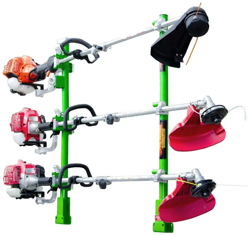 Green Touch Xtreme Pro Trimmer Rack – 3-Position Adjustable Mounting Bracket For Lawn & Garden Tools (Model Xb103) 1