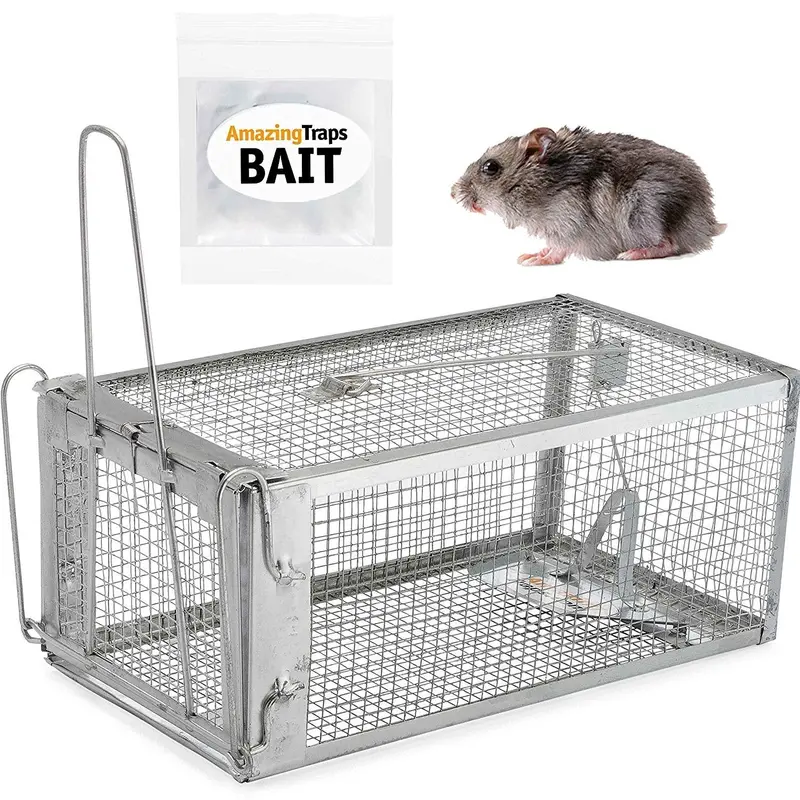 Humane Multi-Animal Trap By Amazingtraps – Reusable Rat, Mouse, Squirrel & Small Pest Catcher With Starter Bait 1