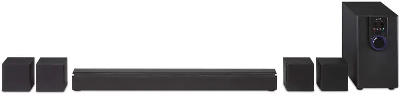 Ilive Ihtb138B 5.1-Channel Bluetooth Home Theater System With Wall-Mountable Satellite Speakers 1