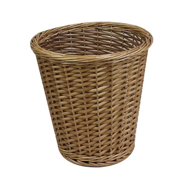 Jvl Natural Seagrass Waste Bin – Round Eco-Friendly Paper Basket, 28 X 25 Cm 1