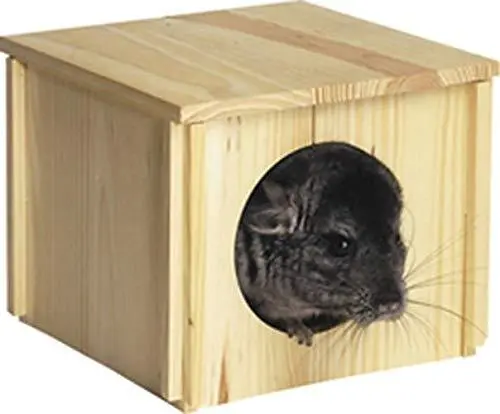 Kaytee Chinchilla Ceramic Hideout – Safe, Durable Shelter For Dust Baths 1