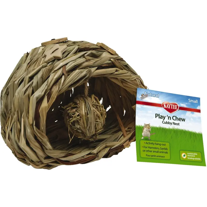 Kaytee Play N Chew Cubby Nest – Cozy Hideout For Small Animals 1
