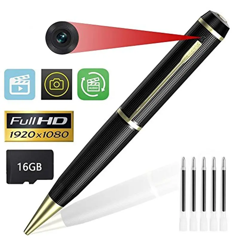 Kimuvin 1080P Hd Spy Pen Camera – 16Gb Built-In Memory, Video & Photo Recorder With Dvr Function 1