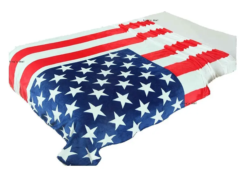 King'S Deal Ac-Ready Throw Blanket – Oversized 79" X 59" Ultra-Soft Bedroom Or Living Room Sofa Cover (Uk Flag Design) 2