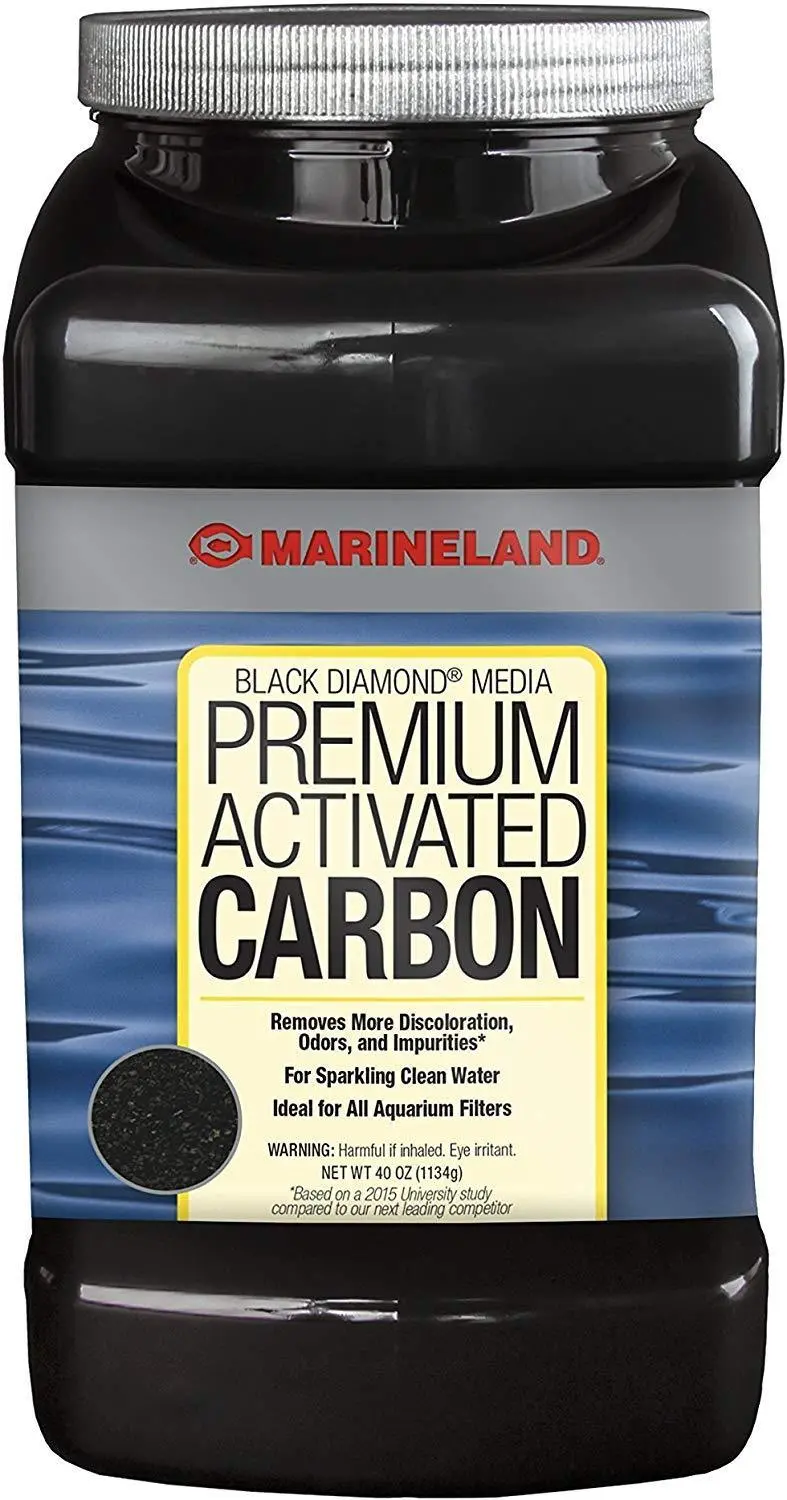 Marineland Black Diamond Premium Activated Carbon — 40 Oz High-Performance Filtration Media 1