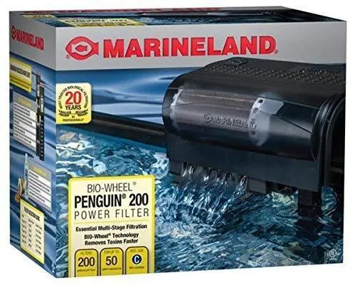 Marineland Penguin 200 Bio-Wheel Power Filter — Complete Filtration System With Biological Media 1