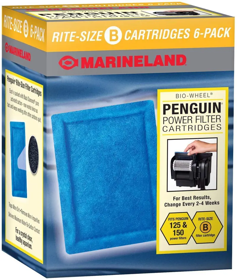 Marineland Penguin Power Filter Cartridge – Rite-Size B Replacement For Aquarium Filters 1