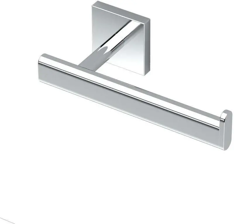 Matte Black Elevate Toilet Paper Holder – Modern Bathroom Fixture, Standard Mount 1