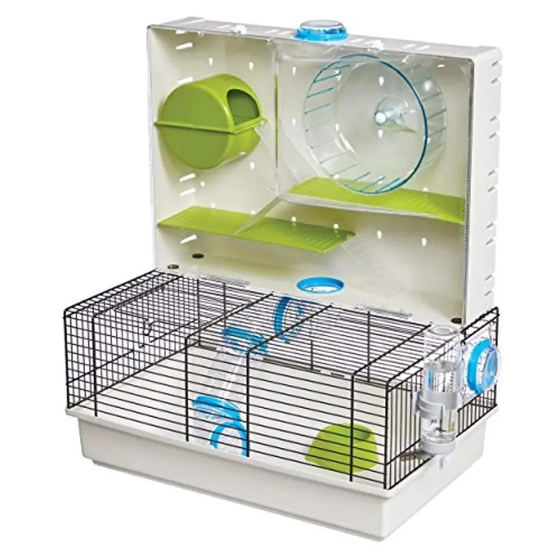 Midwest Homes For Pets Hamster Habitat – Awesome Arcade Cage With Multi-Level Play Area (18.11" X 11.61" X 21.26") 1
