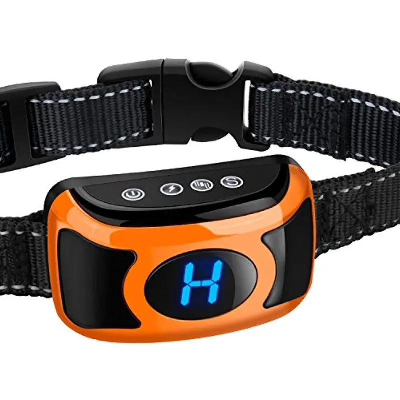 Mospro Adjustable Bark Control Collar – Humane Dog Training Aid With Shock-Free Options 1