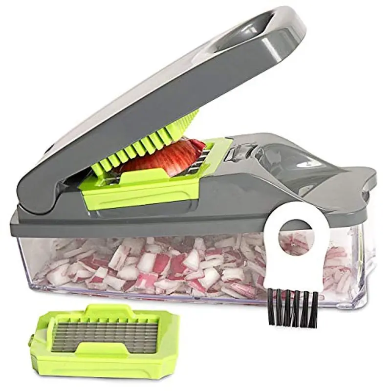 Mueller Onion Chopper Pro – Heavy-Duty 3-Tier Vegetable Dicer For Onions, Fruits, Cheese & More 1