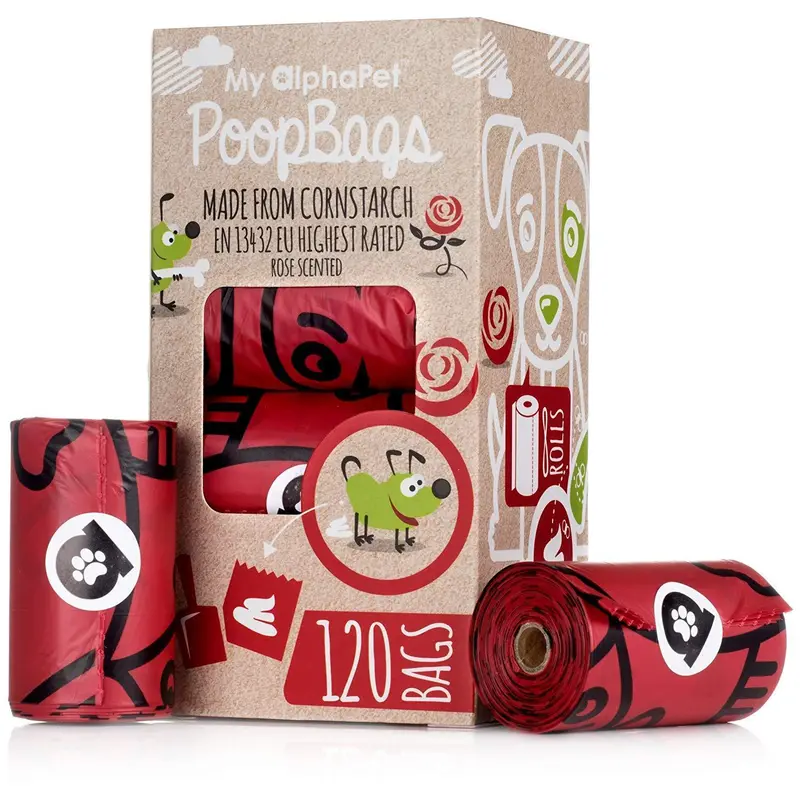 My Alphapet Eco-Friendly Dog Poop Bags – Large 9" X 13" Refill Rolls, Astm D6400 Certified Compostable & Leak-Proof Waste Solutions 2