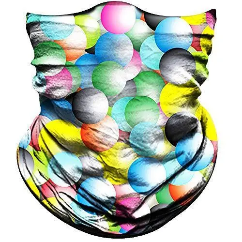 Obacle Seamless Uv-Protective Neck Gaiter – Reversible Bandana For Raves, Cycling, Fishing & Outdoor Sun/Wind/Dust Defense 1