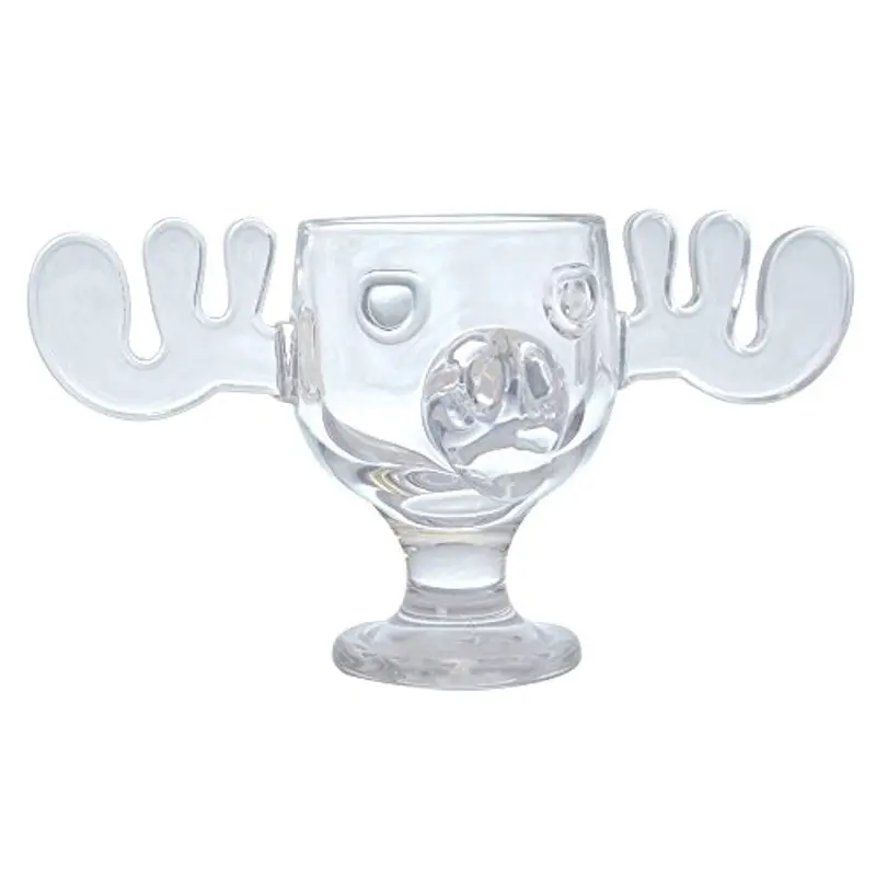 Official National Lampoon'S Christmas Vacation Moose Mugs – Licensed Glass Holiday Drinkware Set Of 2 1