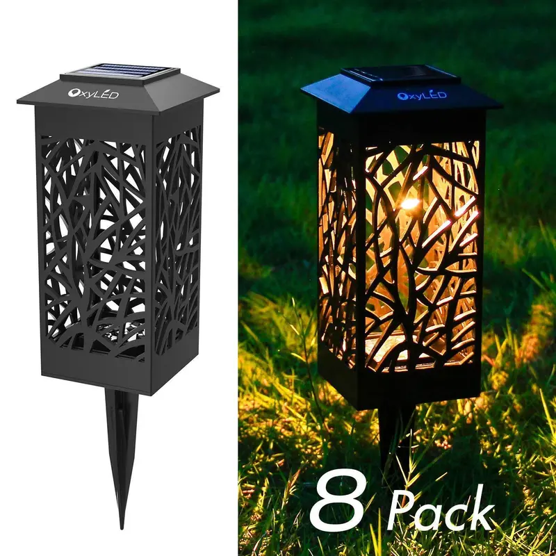 Oxyled Solar-Powered Pathway Lights – 8-Pack Weatherproof Garden Lights With Automatic Day/Night Operation & Bright Led Illumination 1