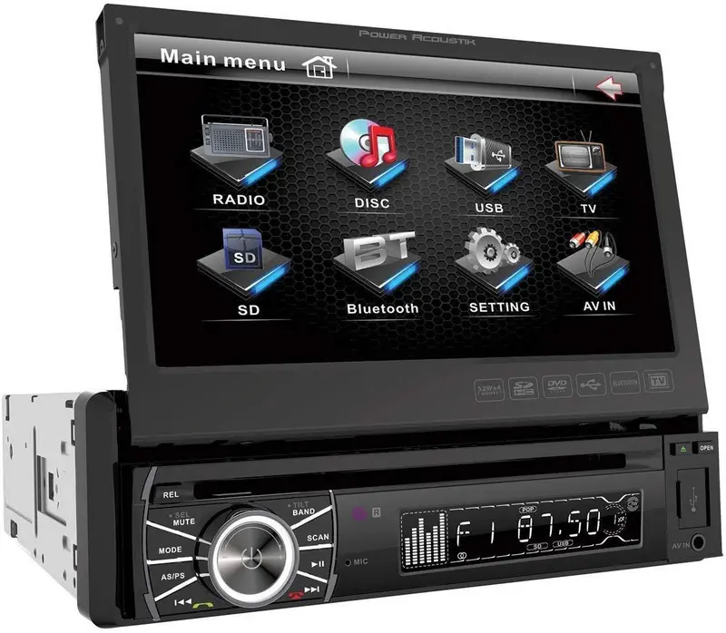 Power Acoustik Ptid-8920B In-Dash Dvd Receiver – 7-Inch Flip-Out Touchscreen With Am/Fm, Usb, And Sd Card Support 1