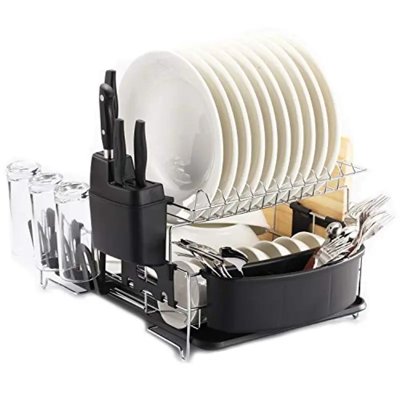 Premiumracks Professional Dish Drying Rack – Customizable 316 Stainless Steel Organizer With Microfiber Mat 1