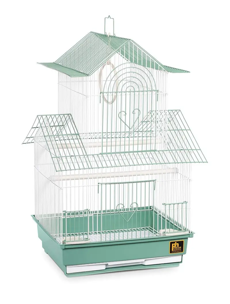 Prevue Shanghai Parakeet Cage – Compact, Well-Ventilated Home For Small Birds 1