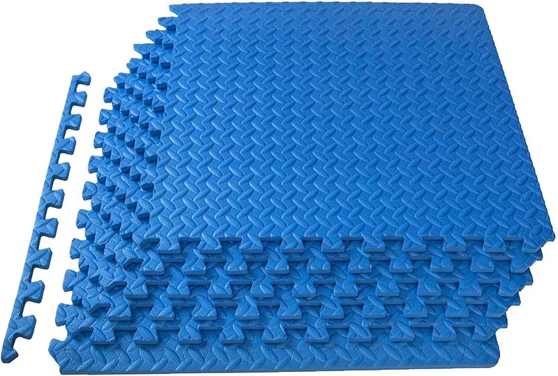 Prosourcefit Puzzle Exercise Mat – Interlocking Eva Foam Tiles For Home Gyms And Equipment Protection 1