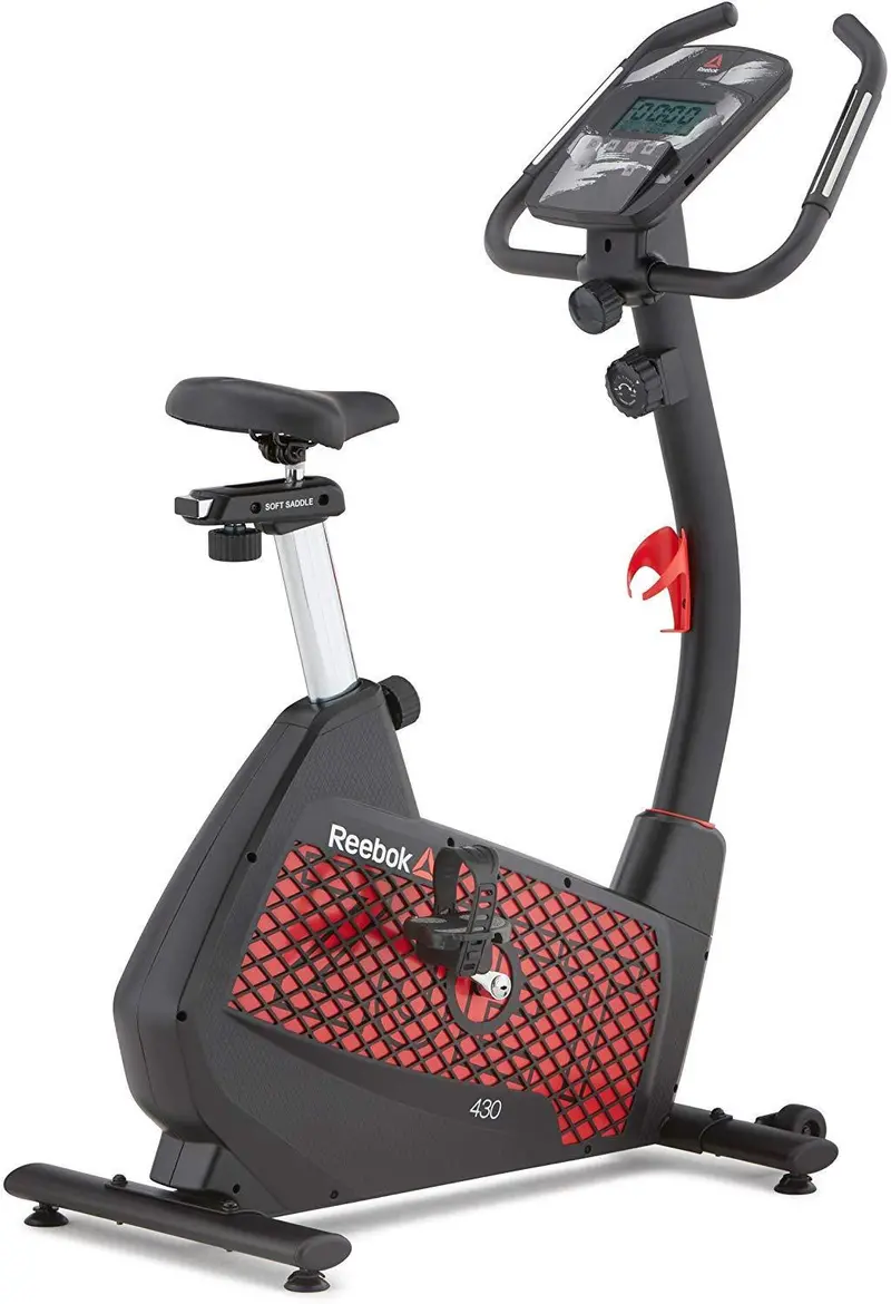 Reebok Zjet 430 Indoor Exercise Bike – Compact Upright Cycling Machine With Red Frame 1