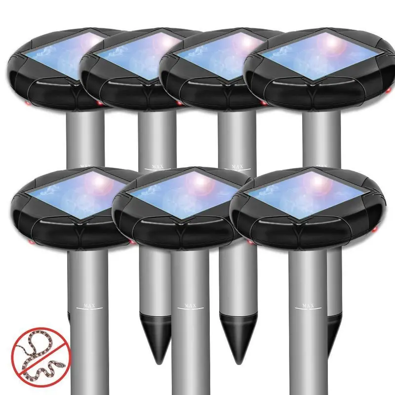 Refastmon Solar-Powered Outdoor Snake Repeller – Pet-Safe, Weatherproof Yard & Garden Deterrent (4-Pack) 1