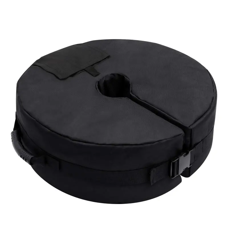 Restzone Umbrella Base Weight Bag – 18" Round Sand-Filled Stand Compatible With Offset, Cantilever & Patio Umbrellas 1