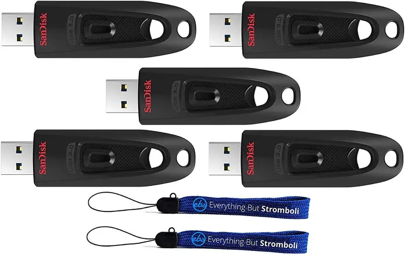 Sandisk 32Gb Usb 3.0 Flash Drive 5-Pack – Cz48 Ultra Speed Drives With Bonus Lanyards 1